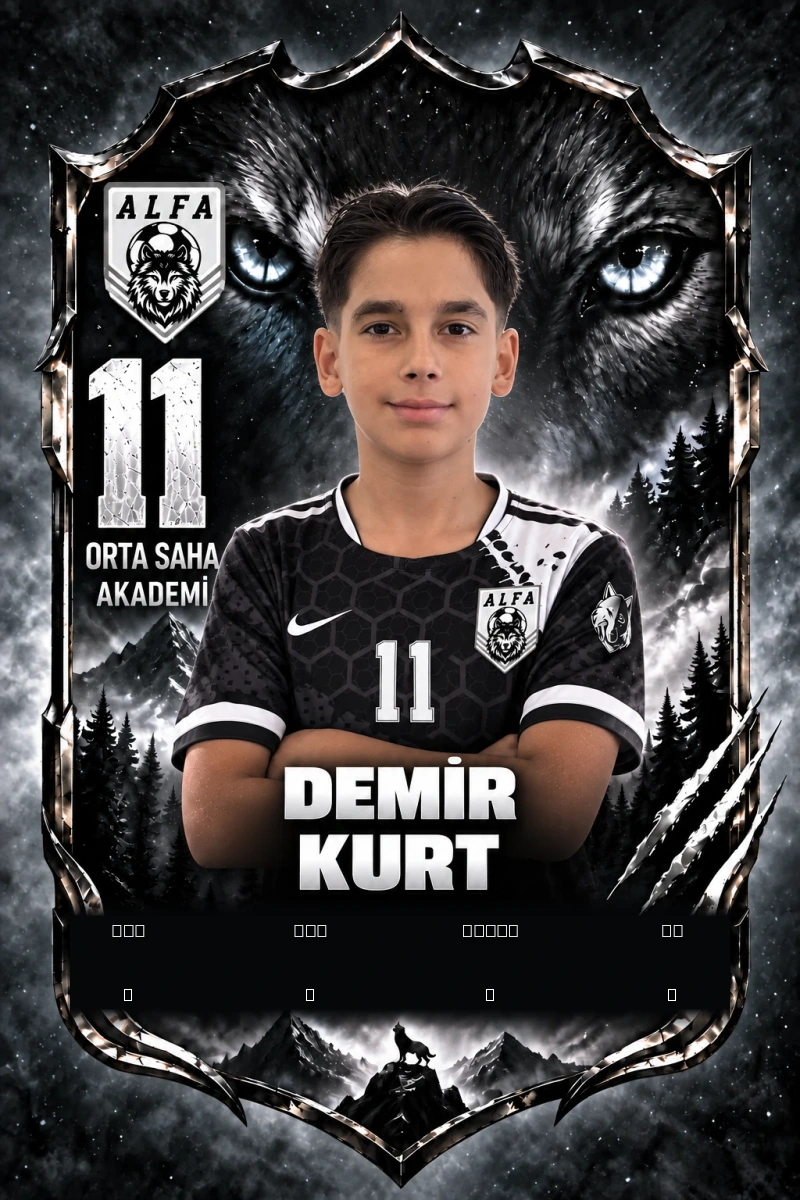 Demir Kurt oyuncu kartı