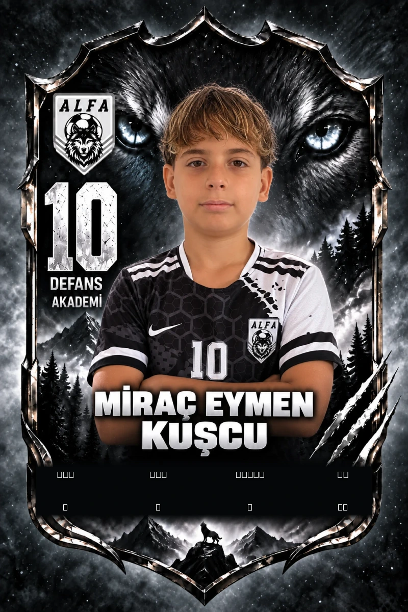 Miraç Eymen KUŞCU oyuncu kartı